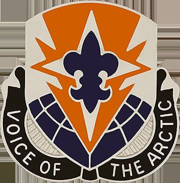 0059 Signal Battalion Unit Crest (Voice Of The Artic)