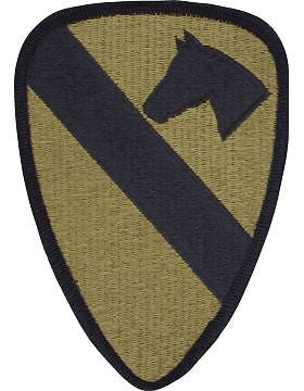 0001 Cavalry Division Scorpion Patch with Fastener (PMV-0001C)