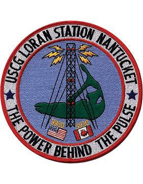 N-CG010 United States Coast Guard Loran Station Nantucket Massachusetts Patch