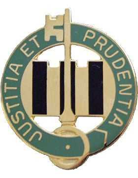 0340 Military Police Bn Unit Crest (Justitia Et Prudentia)