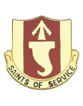 0146 Signal Bn Unit Crest (Saints Of Service)