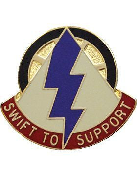 0647 Support Group Unit Crest (Swift To Support)