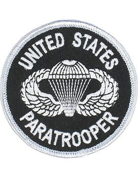 N-068 United States Paratrooper Round Patch 3"