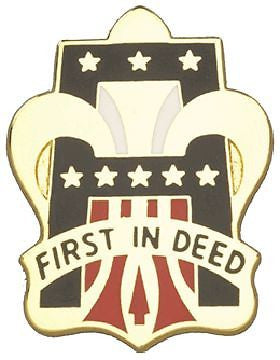 0001 Army Unit Crest (First In Deed)