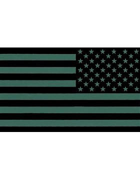 IR American Flag Reverse Olive Drab (IR-4020-R-OD)
