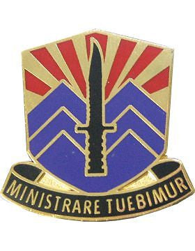 0208 Regiment Unit Crest (Ministrare Tuebimur)