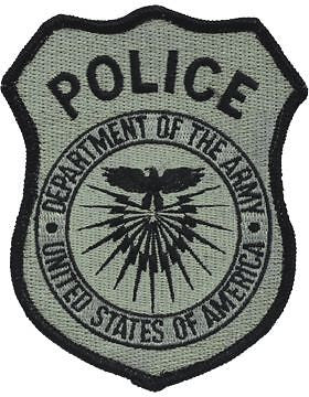 Department Of Army Police ACU Shoulder Patch with Fastener (PV-DOA POLICE)
