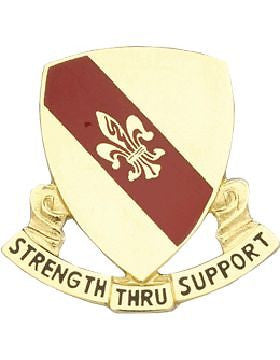 0004 Support Bn Unit Crest (Strength Through Support)