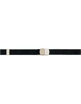 No-Shine (NS-400F) Nylon Belt 44" with Gold Buckle and Tip (Female)