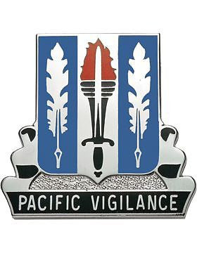0205 Military Intelligence Bn Unit Crest (Pacific Vigilance)