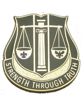 0011 Military Police Bn Unit Crest (Strength Through Truth)