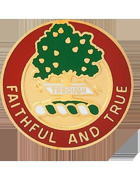 0005 Field Artillery Unit Crest (Faithful And True)