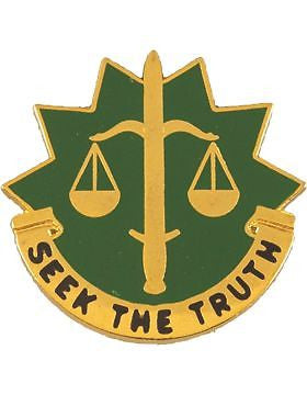 0006 Military Police Group Unit Crest (Seek The Truth)