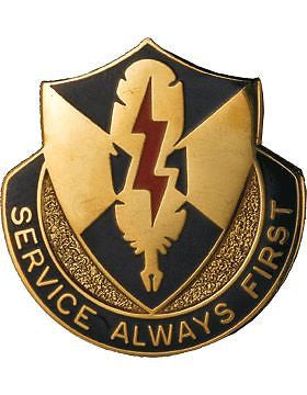 0556 Personnel Services Bn Unit Crest (Service Always First)