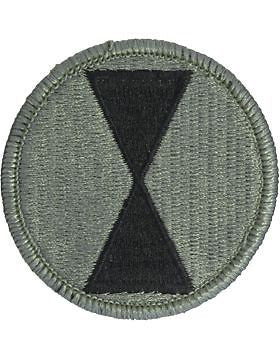 0007 Infantry Division ACU Patch with Fastener (PV-0007A)