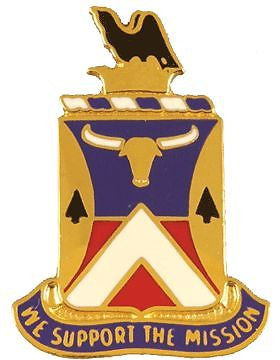 0181 Support Bn Unit Crest (We Support The Mission)