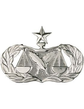 USAF Badge (AF-345B) Senior Paralegal No Shine