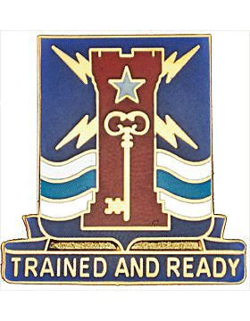 0004 Bde 1 Inf Div Special Troops Bn Unit Crest (Trained And Ready)
