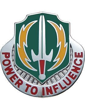 0003 Phychological Operations Unit Crest (Power To Influence)