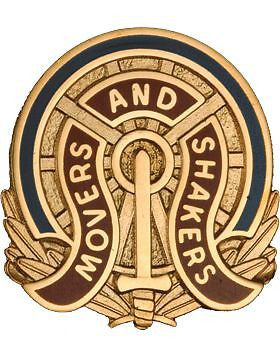 0257 Transportation Bn Unit Crest (Movers And Shakers)