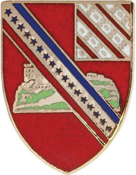 No-Shine (NS-T-C-0017A) 17th Field Artillery Crest Tie Tac