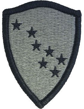 Alaska National Guard Headquarters ACU Patch with Fastener (PV-NG-AK)